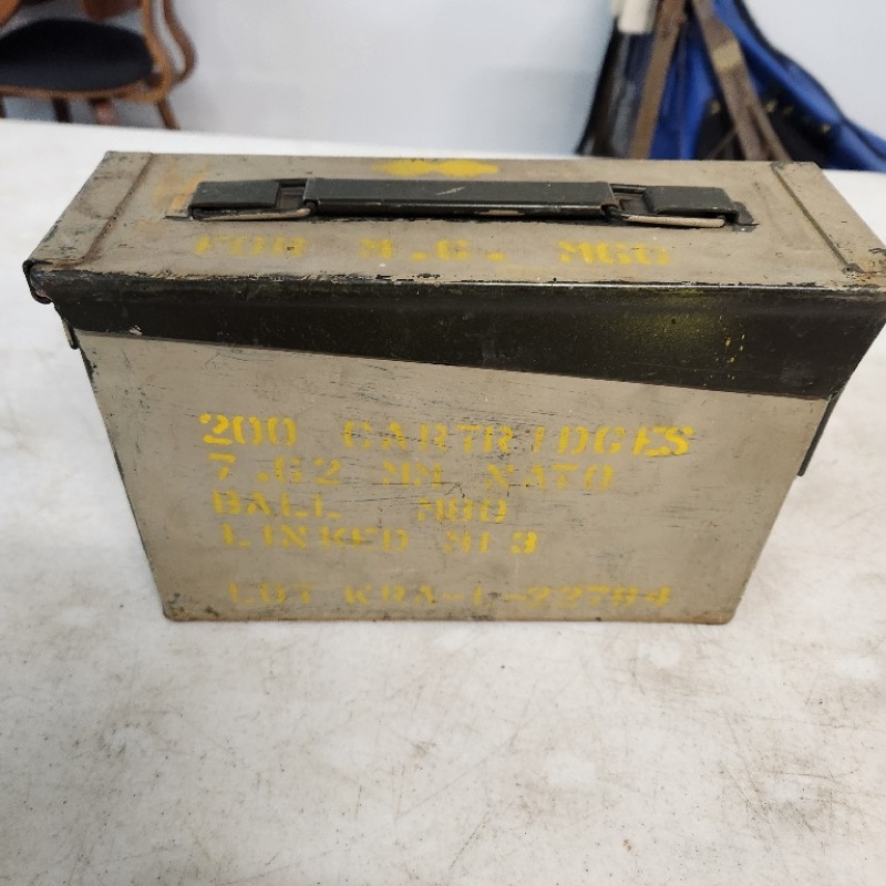 Ammo Can With over 100 rounds of .22      *20-5