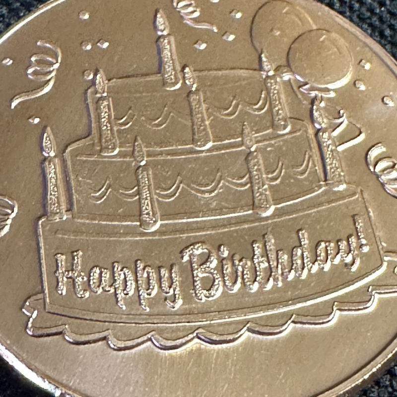 1 Ounce Copper Happy Birthday (t14)
